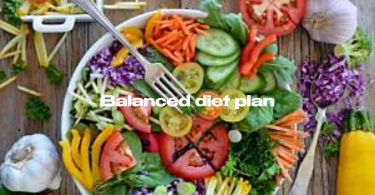 Balanced diet plan